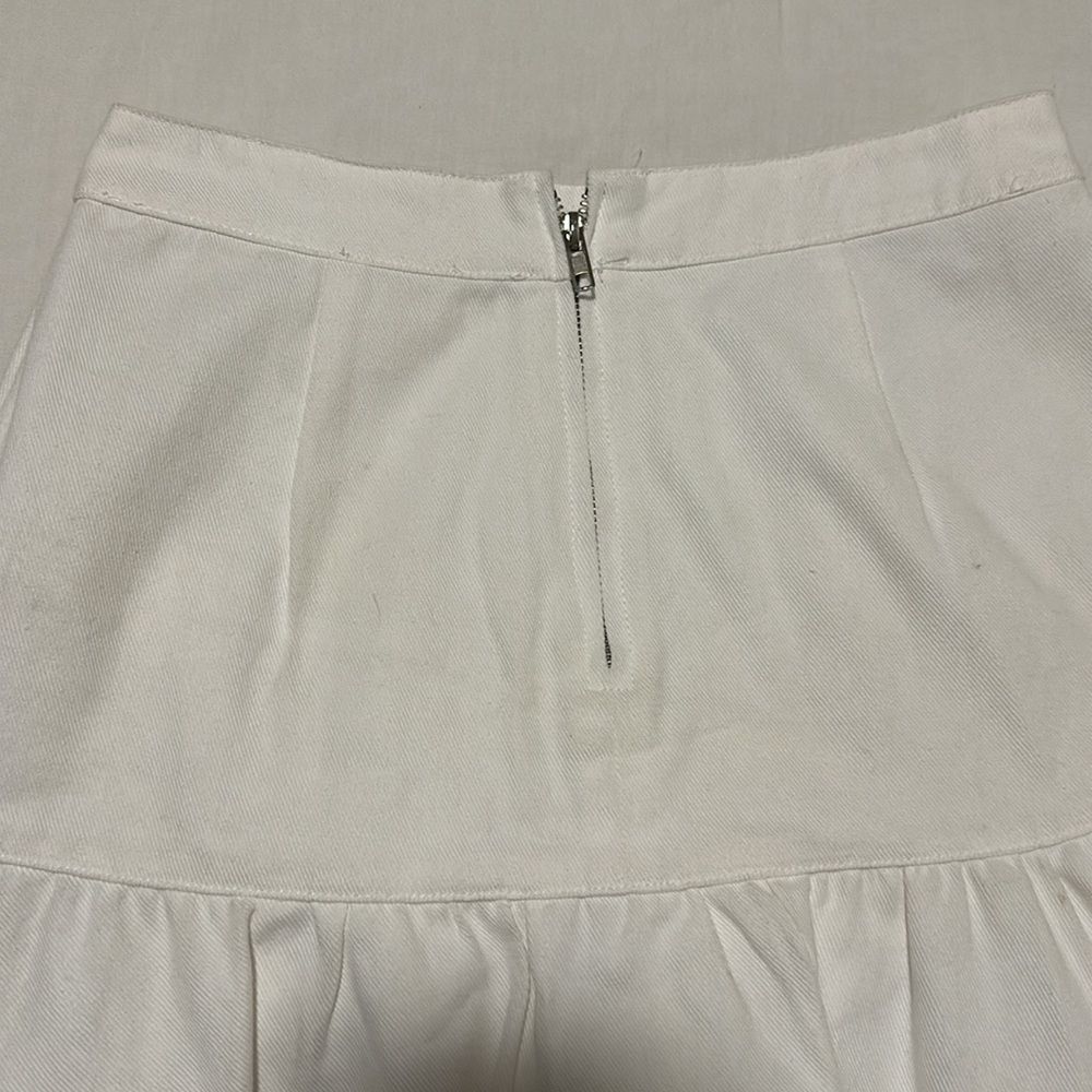 Emory Park White Ruffle Skirt Size S - Picture 12 of 13